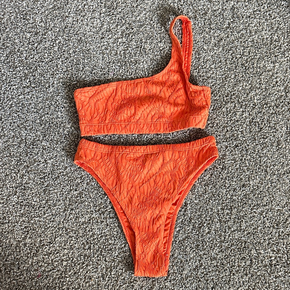 Nasty Gal Orange Bikini Set